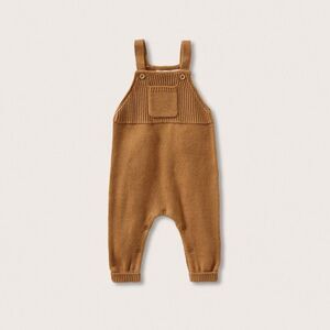 Mango Long knitted dungarees Overall size 9-12 months